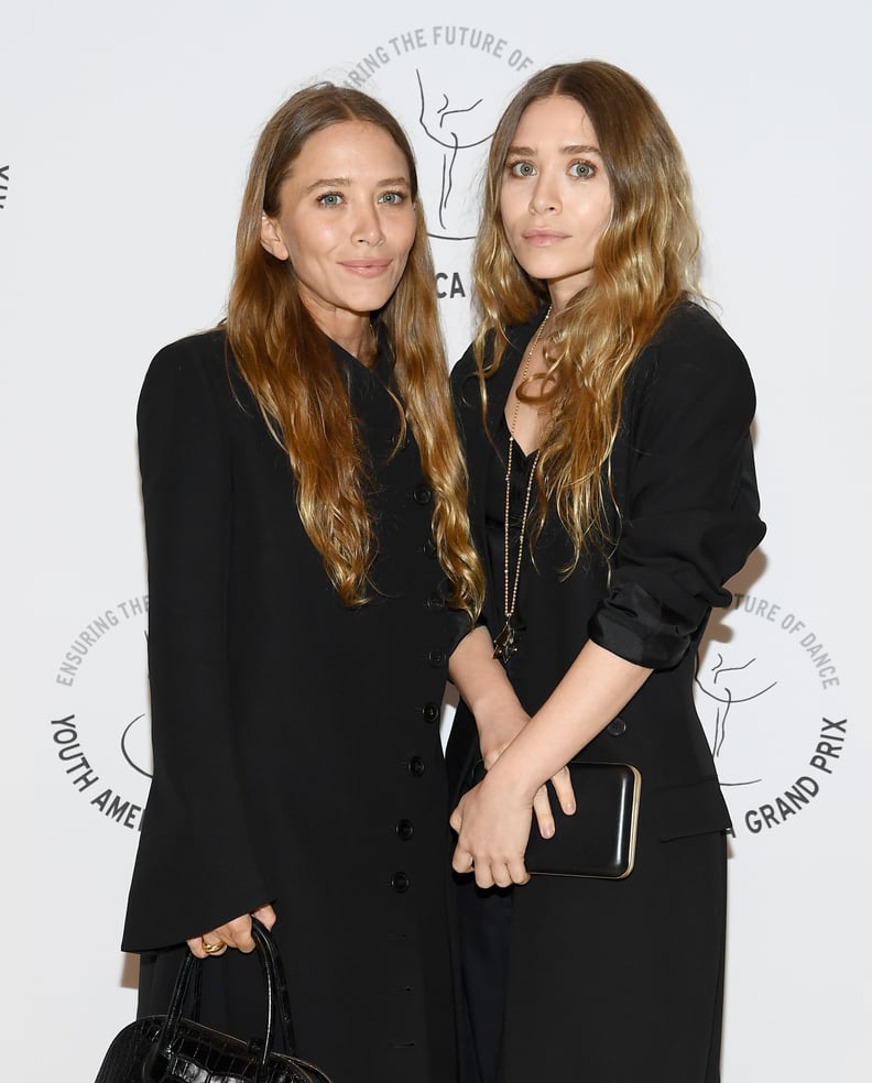Mary-Kate and Ashley Olsen Wearing All Black