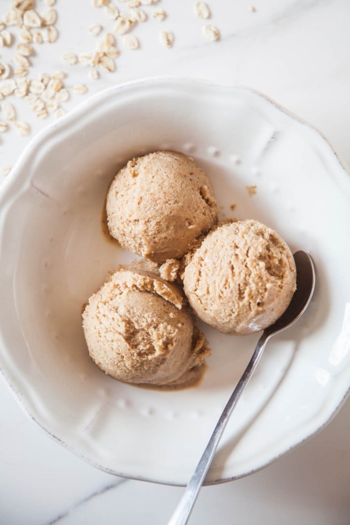 Oat Raisin Cookie Dough Ice Cream