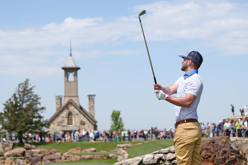 Justin Timberlake With Son Silas at PGA Golf Tour 2019