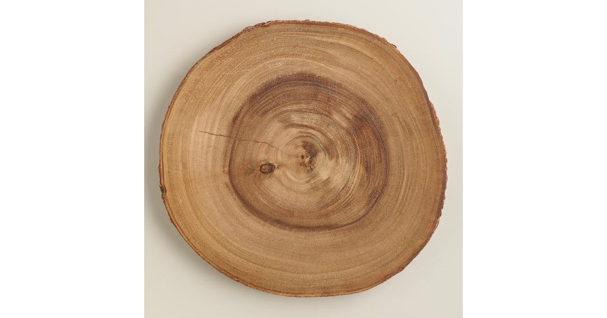 Shop It Cost Plus World Market Wooden Bark Charger 20 50 Unique Kitchen Gifts For Guys Under 50 Popsugar Food Photo 33