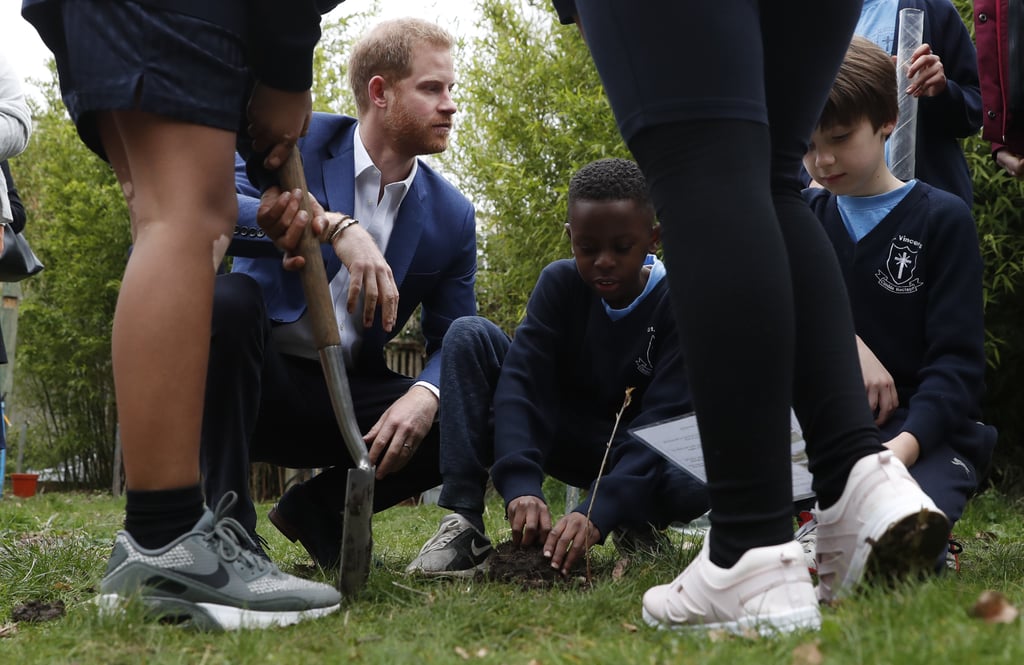 Prince Harry at St. Vincent's Catholic Primary School 2019