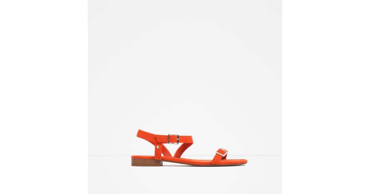 Cross Strap Sandals ($16, originally $23) | Zara Shoes on Sale Summer ...