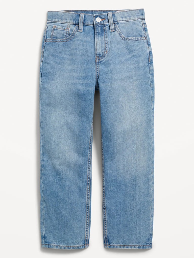 Girls High-Waisted Slouchy Straight Built-In Tough Jeans