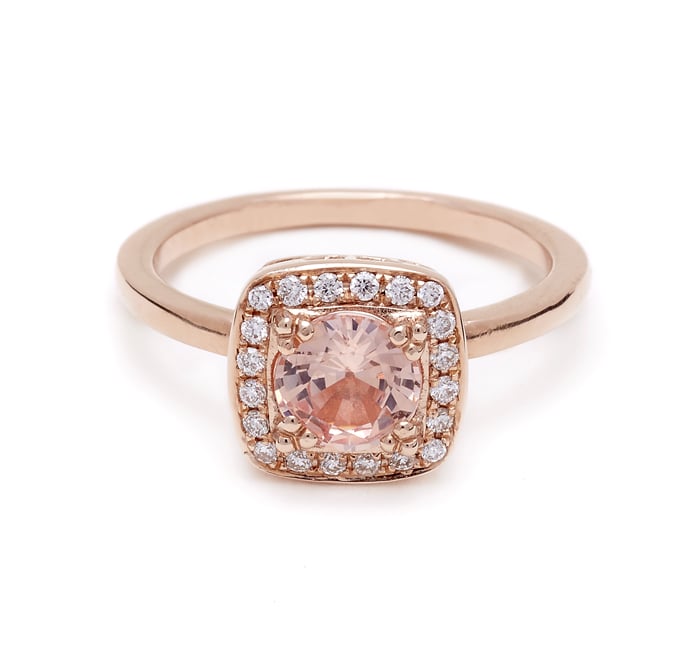 Anna Sheffield Rose Gold Engagement Ring