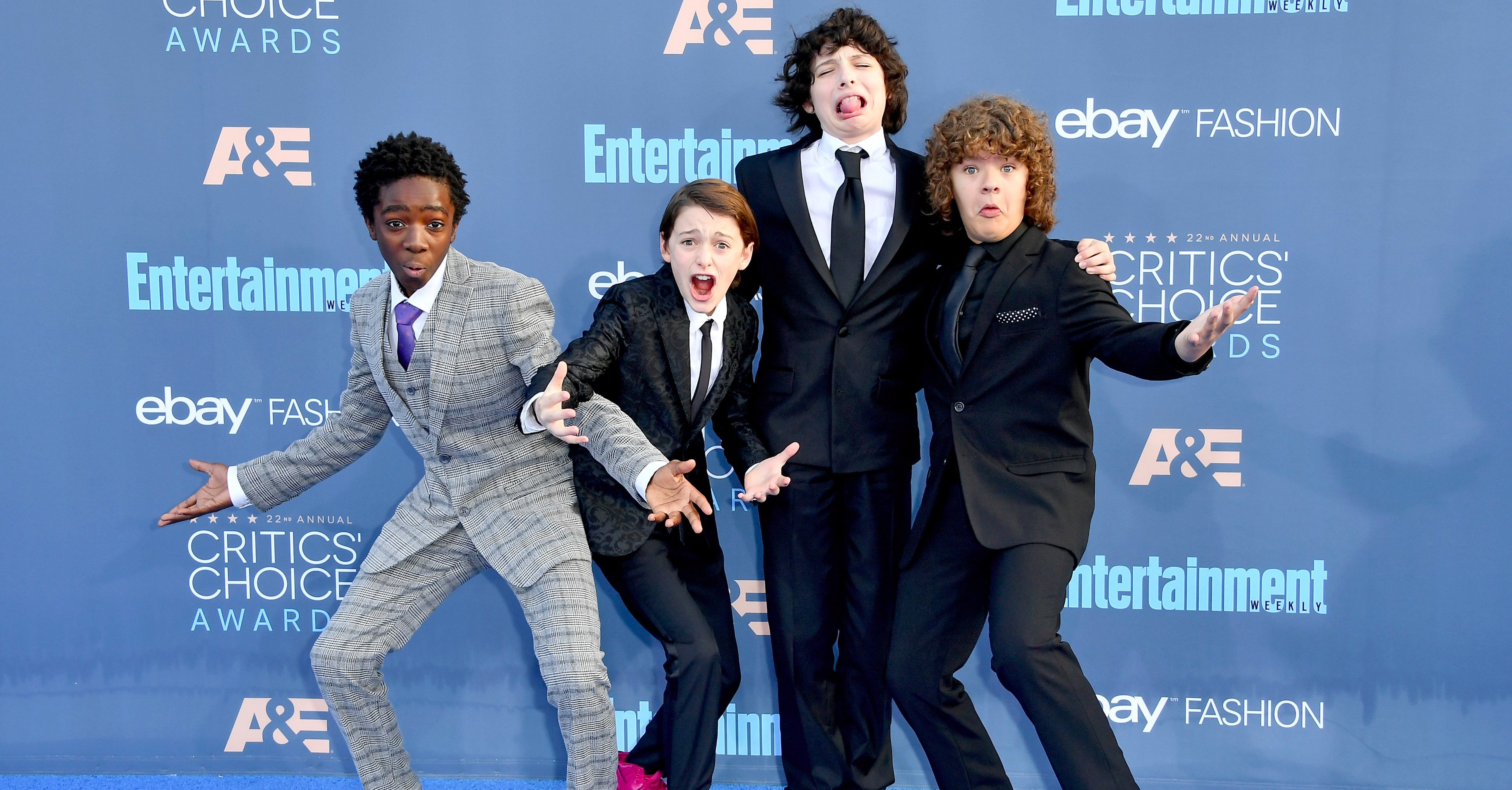 Stranger Things Cast at the 2017 Critics' Choice Awards | PS Entertainment