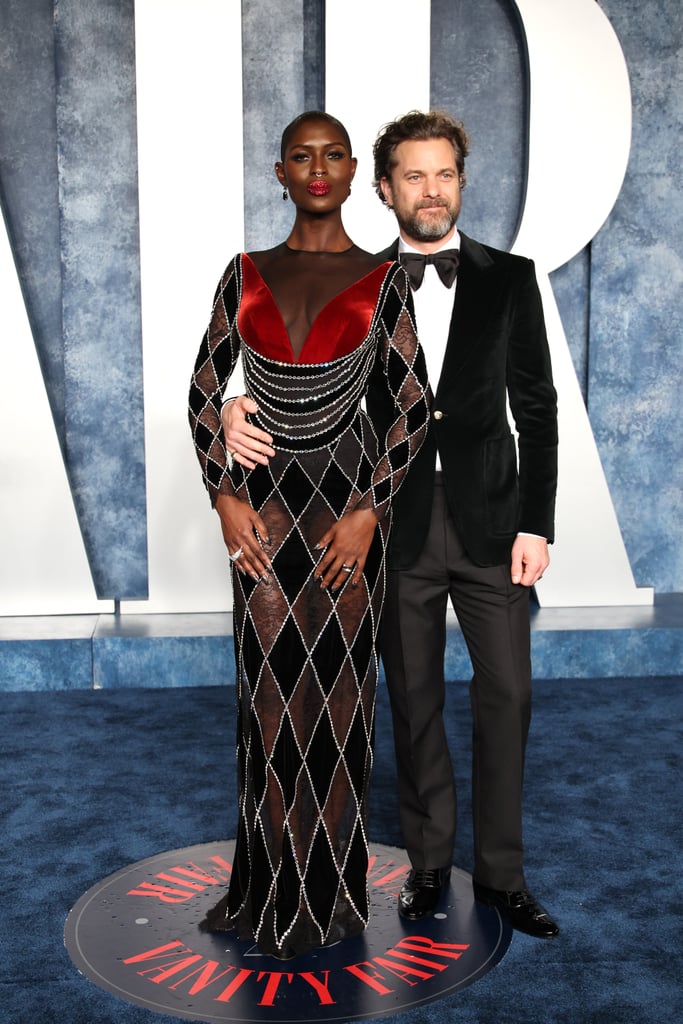 Jodie Turner-Smith and Joshua Jackson at the 2023 Vanity Fair Oscars Party