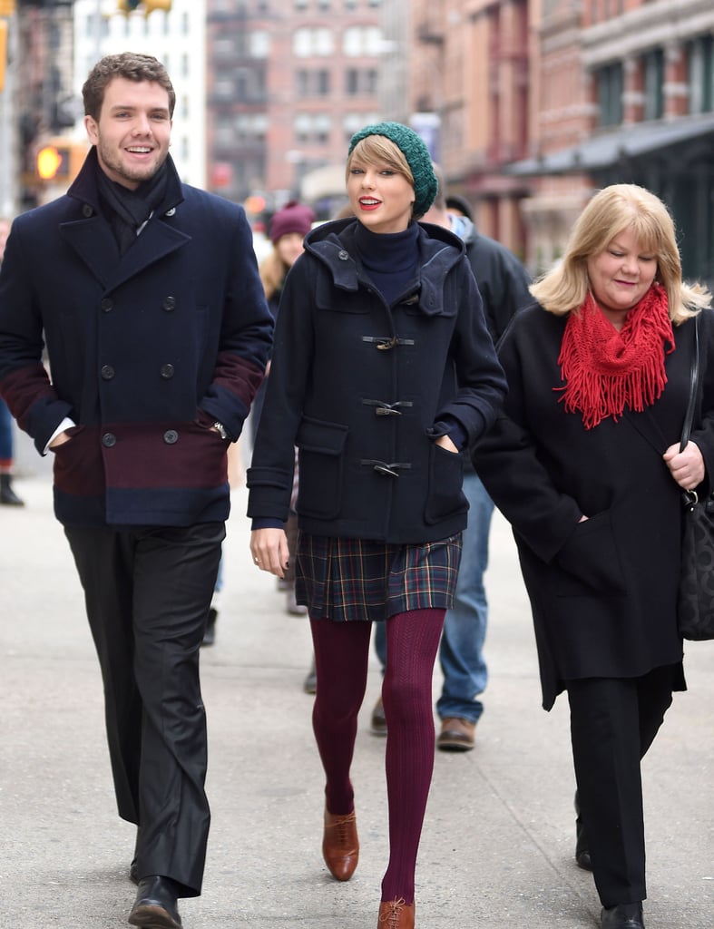 Taylor Swift and her family grabbed brunch together in NYC on Monday.