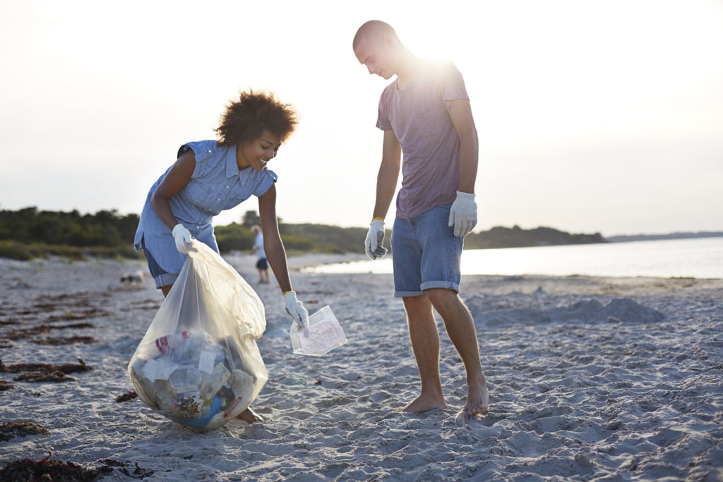 Clean a local beach or park.
