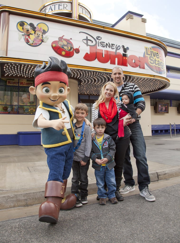 Melissa Joan Hart and her family spent a March 2013 day at the LA amusement park.