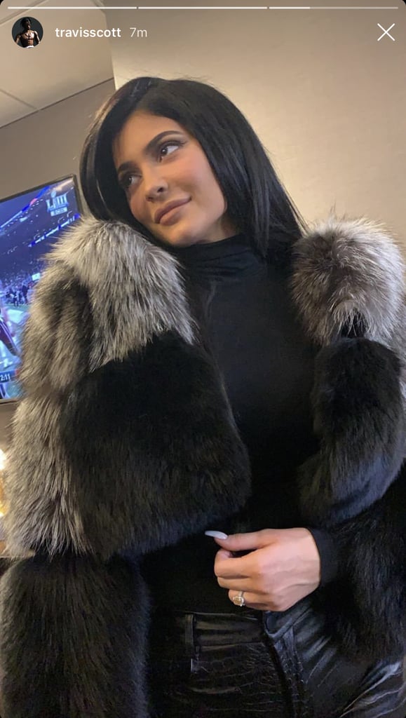 Stormi Watching Travis Scott Perform at the 2019 Super Bowl