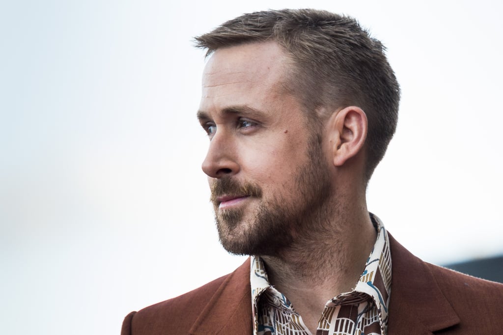 Ryan Gosling Promoting First Man Pictures