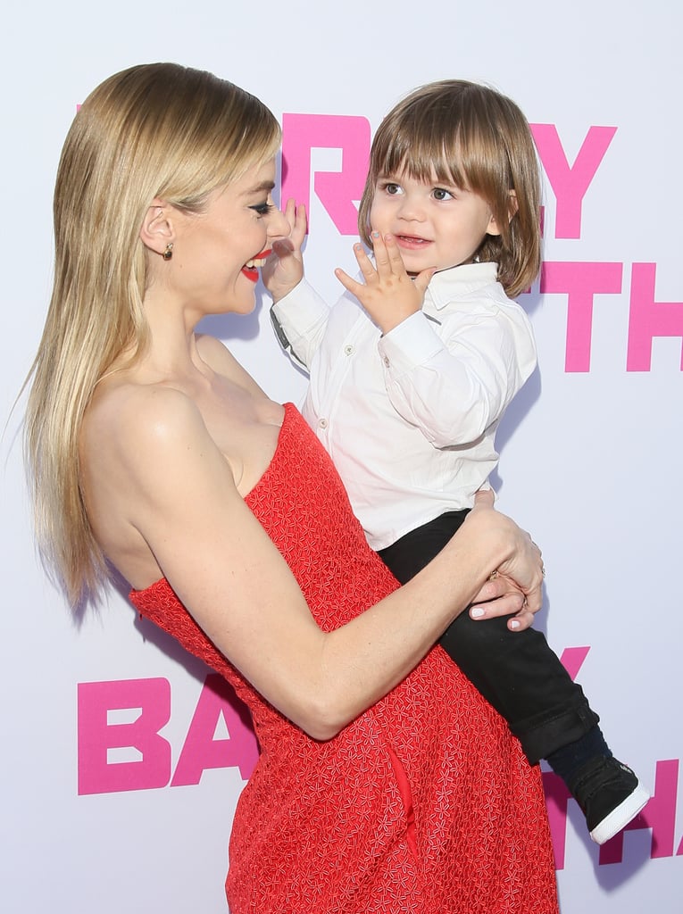 Jaime King With Husband and Son on the Red Carpet