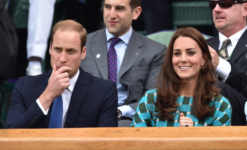Kate Middleton and Prince William at Wimbledon 2014