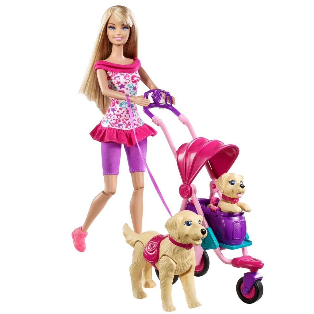 Barbie Strollin’ Pups Play Set