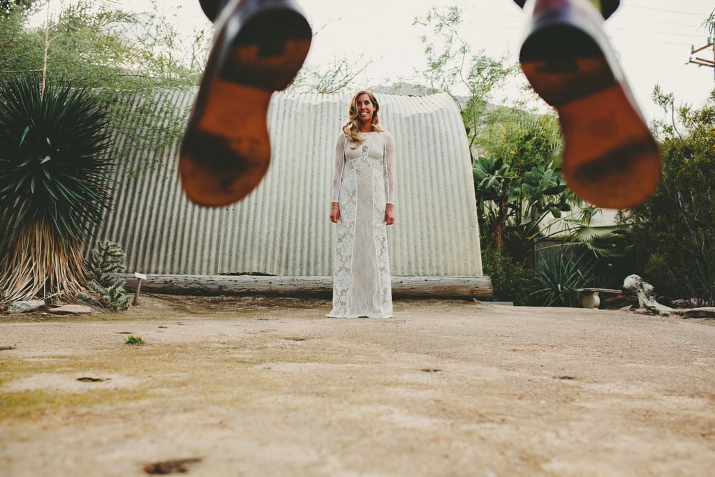 Trendy Palm Springs Wedding