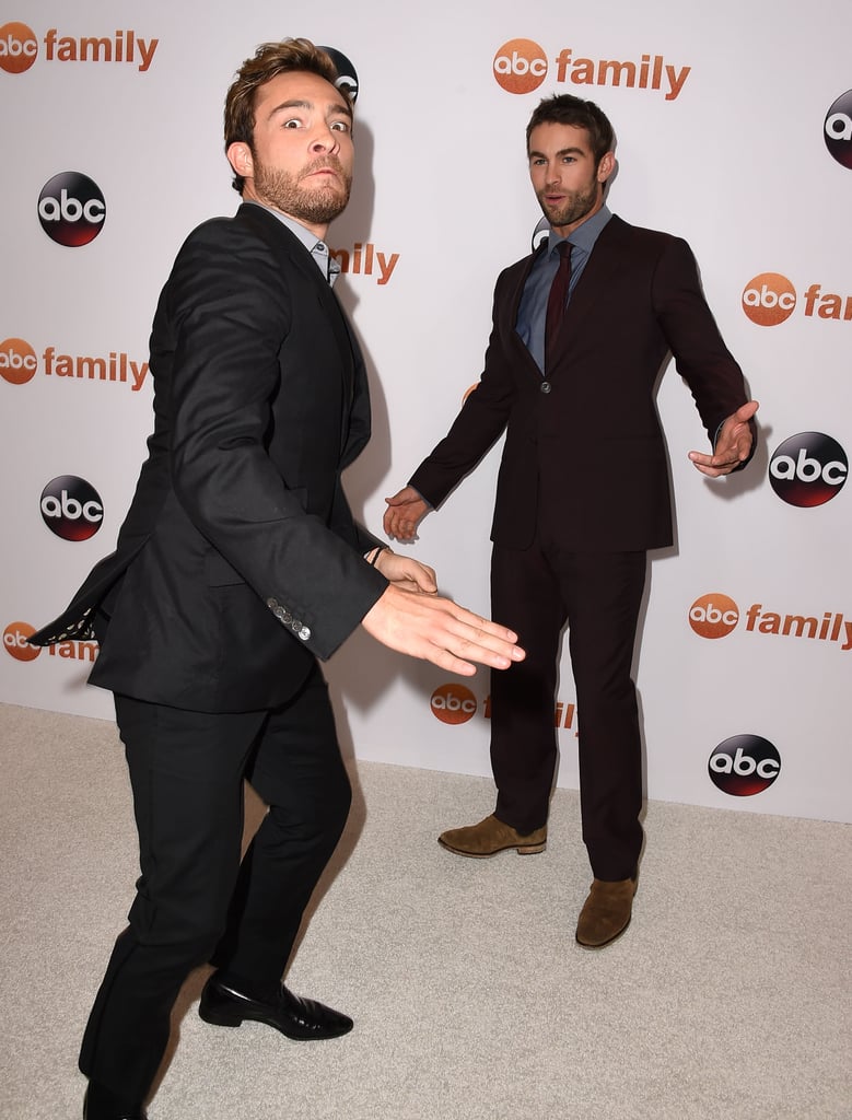 Ed Westwick, Chace Crawford Gossip Girl Reunion Red Carpet