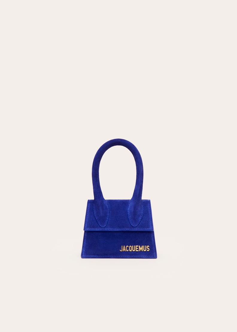 Jacquemus Le Chiquito in Blue Suede