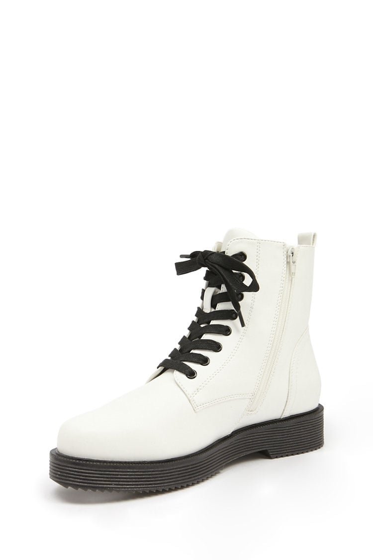 black combat boots forever 21