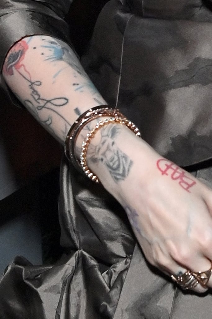 Paris Jackson's "Bad" Hand Tattoo