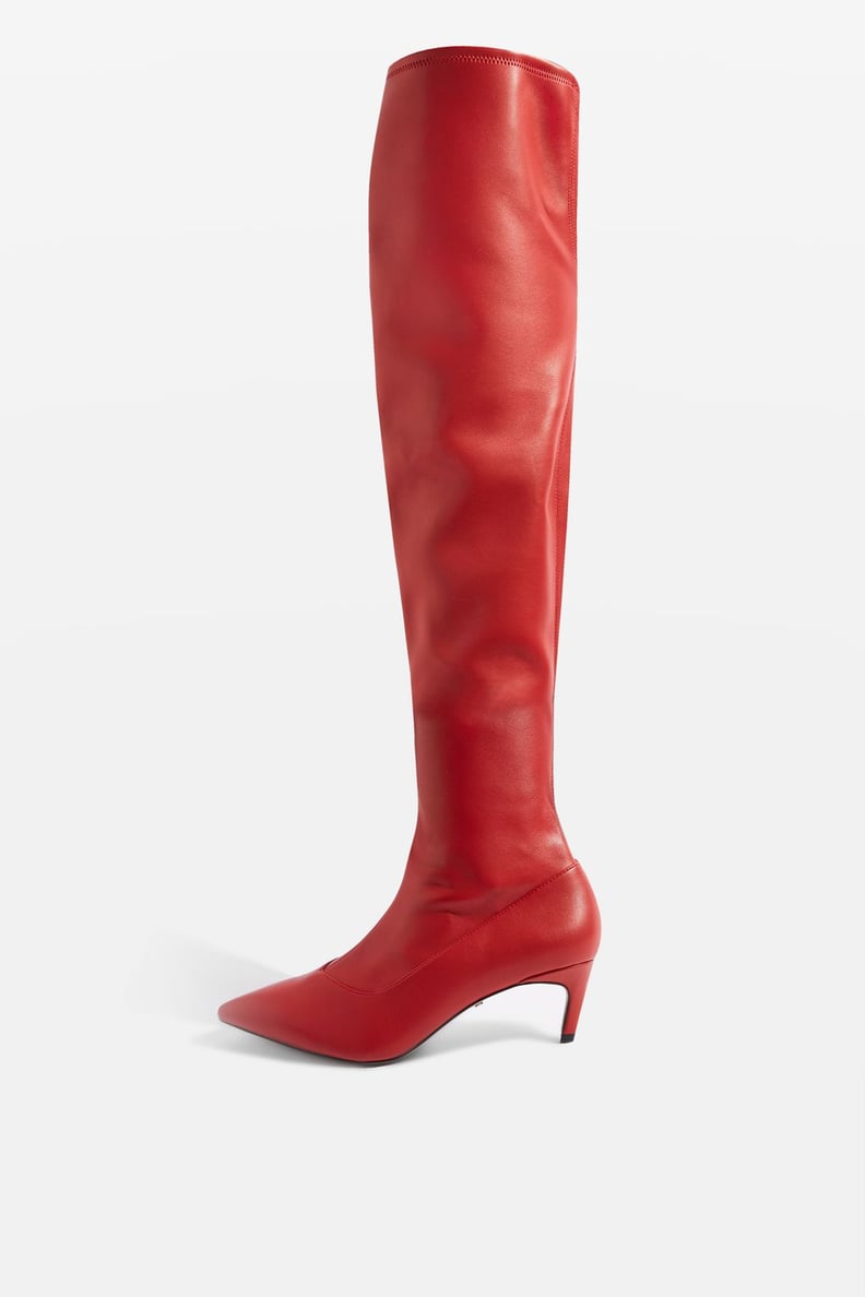 Topshop Crawler Over-the-Knee Boots