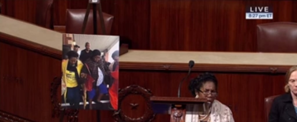 Congresswoman Sheila Jackson Lee Take a Knee on House Floor