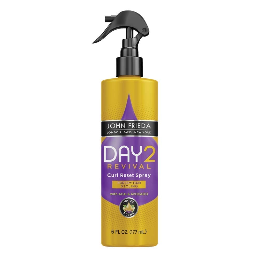 John Frieda Day 2 Revival Curl Reset Spray, 6 Fluid Ounce: Beauty