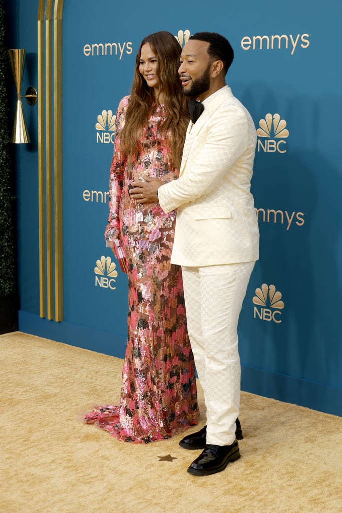 Chrissy Teigen and John Legend at the 2022 Emmys