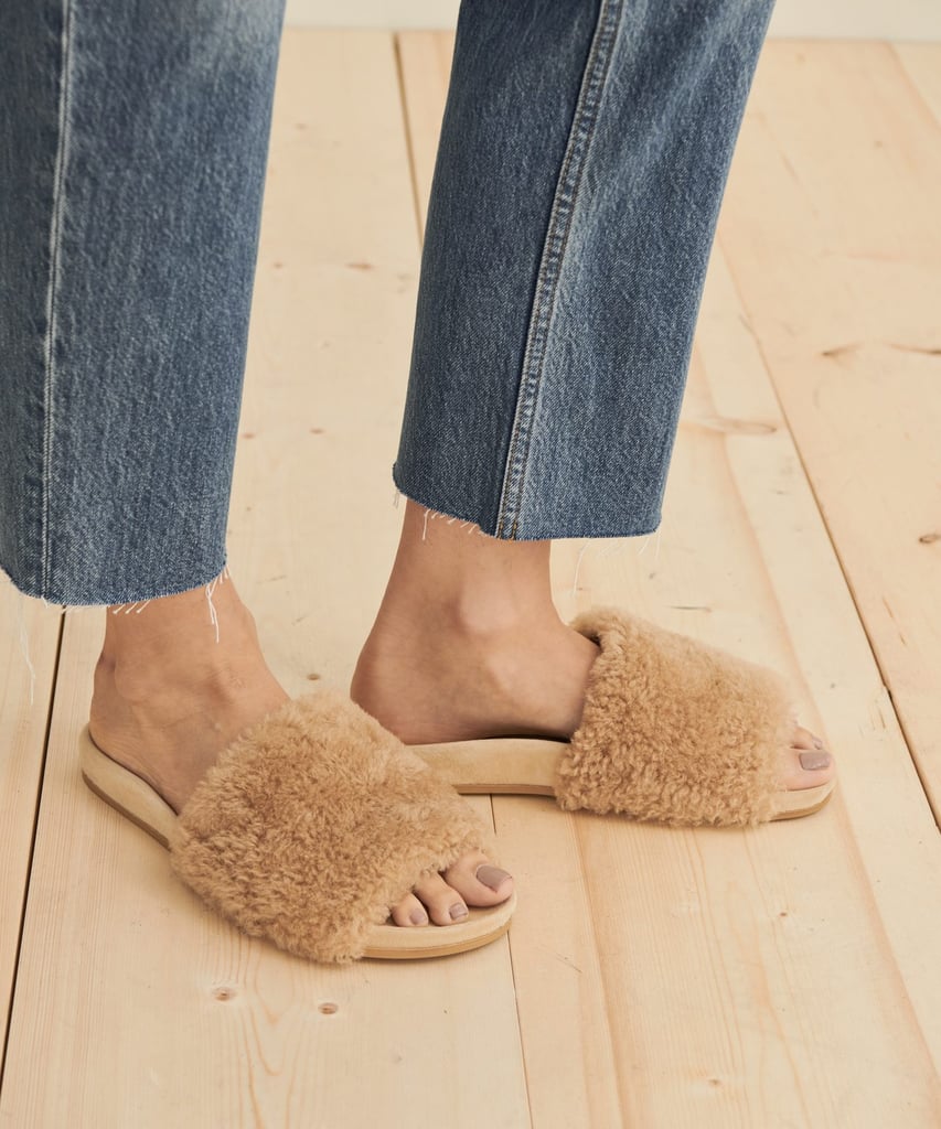 Jenni Kayne Shearling Slide Sandals