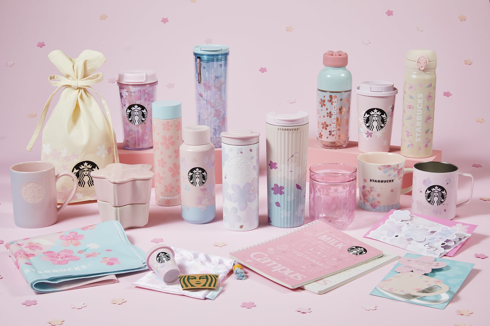 Starbucks Sakura Fuwari Cherry Blossom Collection, Photos