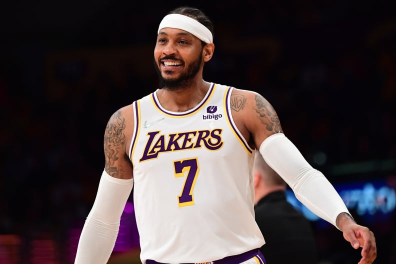 Carmelo Anthony, already fitting in with Los Angeles Lakers