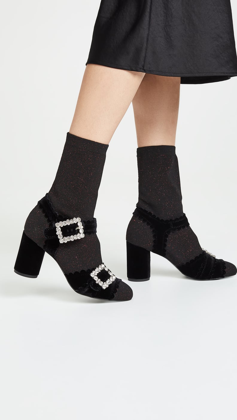 Suecomma Bonnie Glitter Sock Sandals