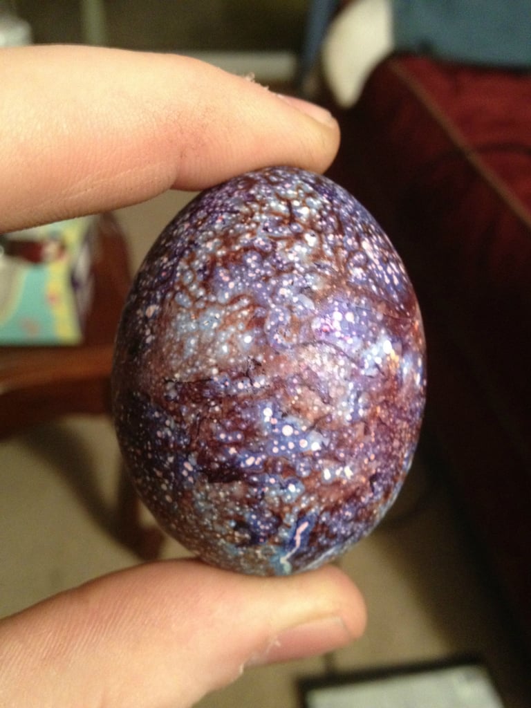 "Tried making an Easter egg, but I think I accidentally created a tiny universe instead . . . "