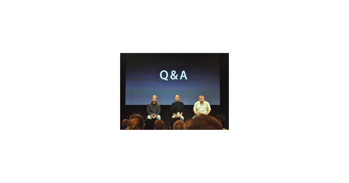 Apple iPhone 4 Press Conference Q&A | POPSUGAR Tech