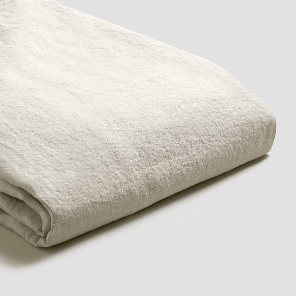 Piglet in Bed Oatmeal Linen Duvet Cover
