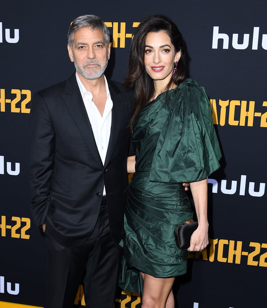 George and Amal Clooney At Catch-22 Premiere