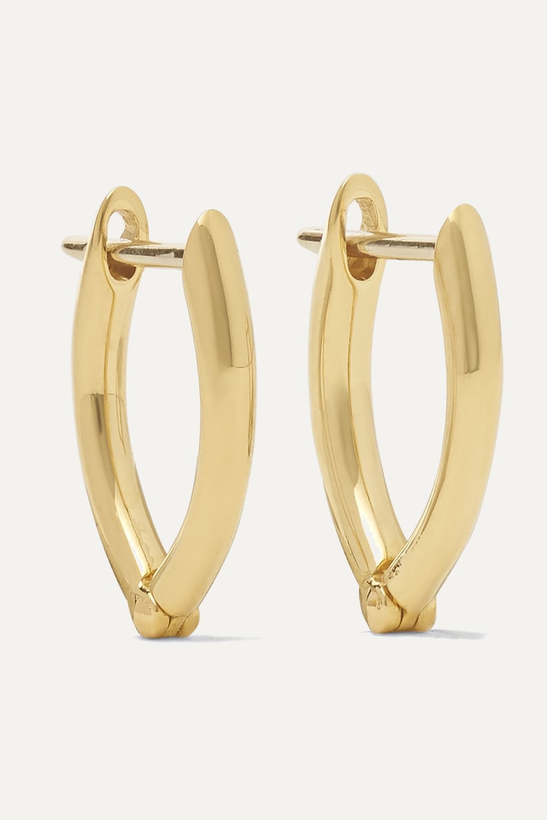 Melissa Kaye Cristina Small 18-Karat Gold Earrings