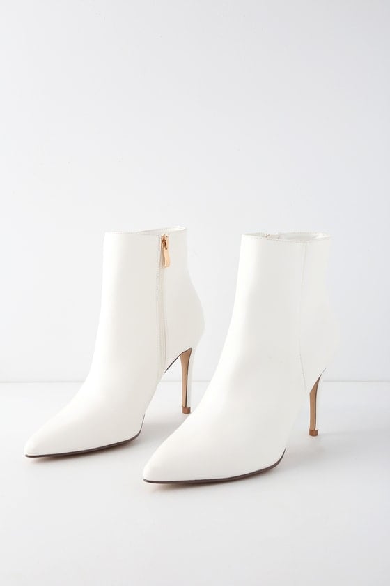 lulus white booties