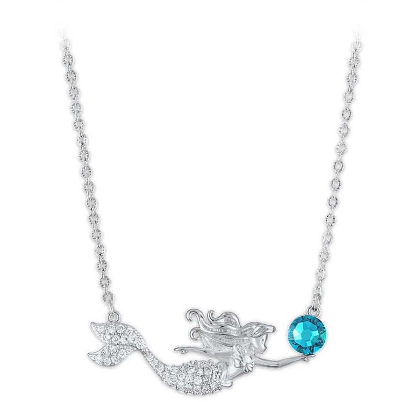 A Dainty Necklace: Disney Ariel Swarovski Crystal Necklace
