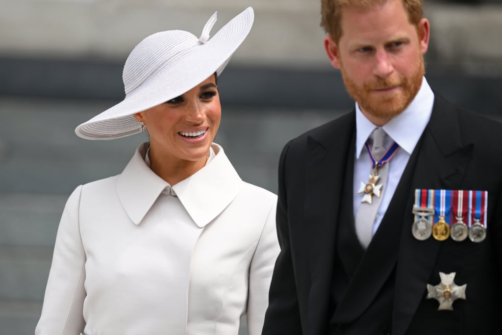 Meghan Markle, Prince Harry Attend Queen's Jubilee Service
