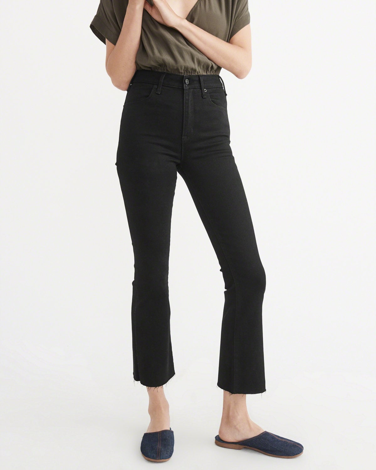 Simone high rise online ankle flare