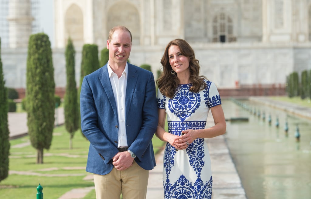 Kate Middleton and Prince William at the Taj Mahal 2016