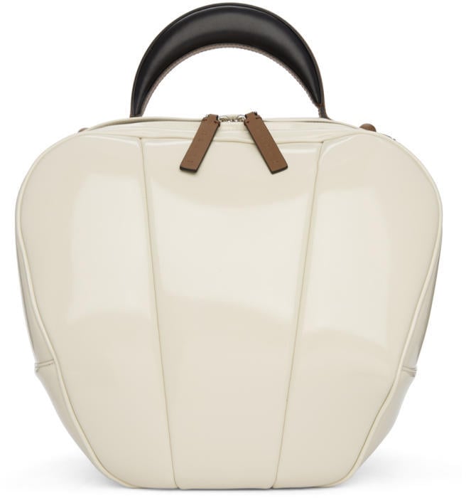 Marni White PVC Battle Bag