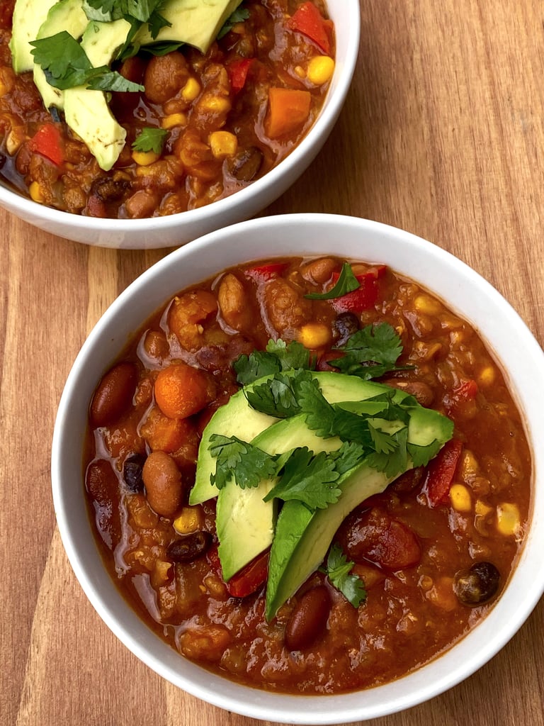 HighProtein, Vegan Chili Instant Pot Recipe POPSUGAR Fitness