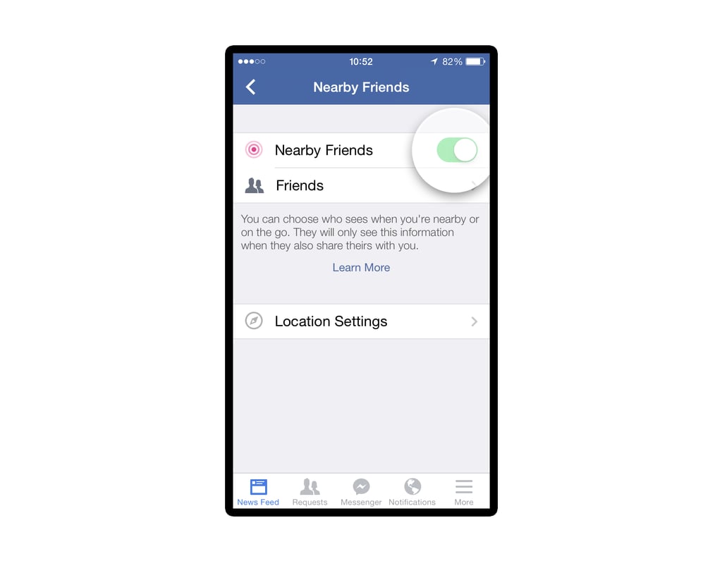 Facebook Nearby Friends