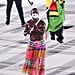 Tonga and Vanuatu Shirtless Flag Bearers at Opening Ceremony