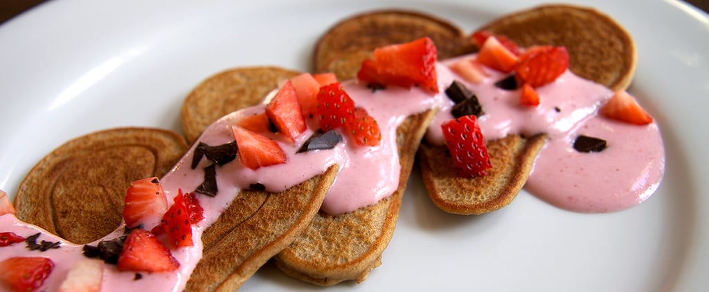 Strawberry Protein Pancakes For Valentine's Day
