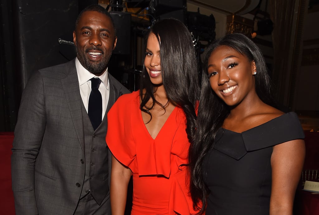 Idris Elba and Family at the Evening Standard Awards