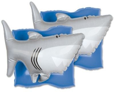 Stephen Joseph Shark Water Wings in Grey