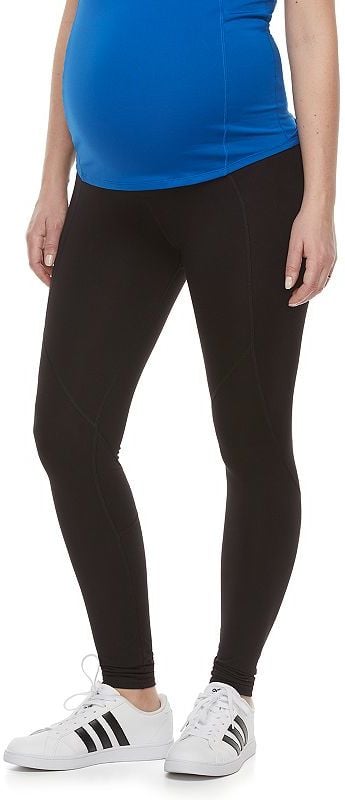 A Glow Maternity A Glow Belly Panel Workout Leggings Best Maternity Workout Clothes Popsugar Family Photo 8