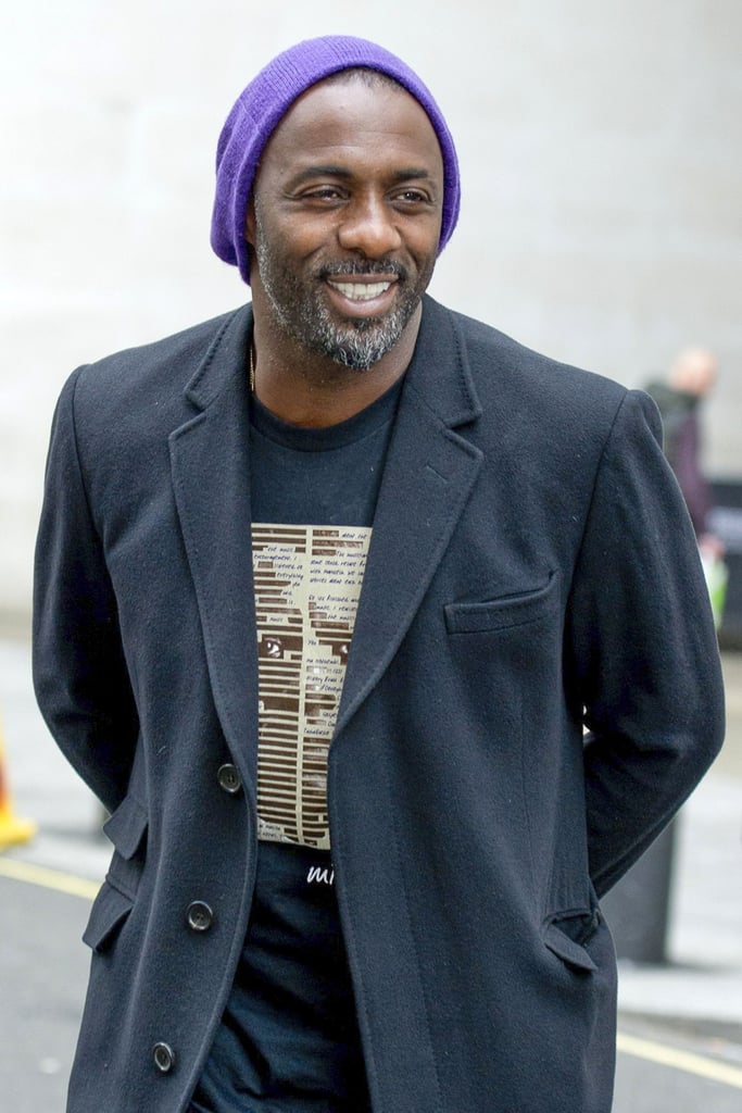 Idris Elba stopped by the BBC in London on Friday.